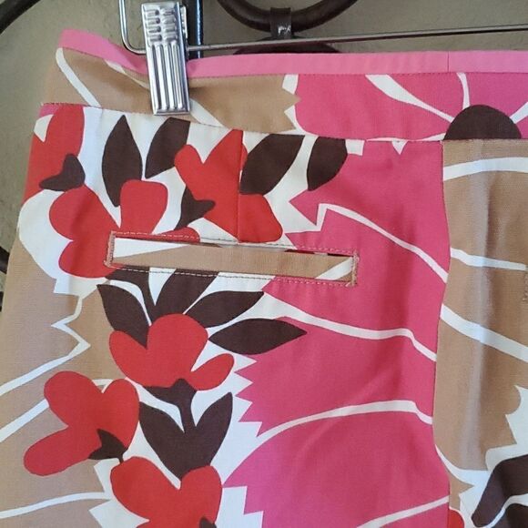 J. CREW Floral Cotton Skirt - Size 6 - Picture 5 of 6